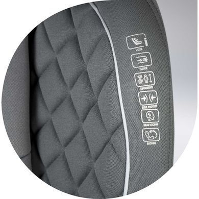 Автокрісло Nukido Louis ISOFIX 15-36 кг, сіре 710001