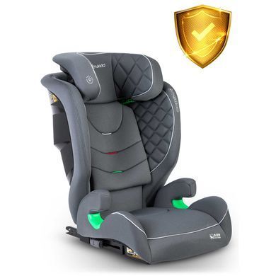 Автокрісло Nukido Louis ISOFIX 15-36 кг, сіре 710001