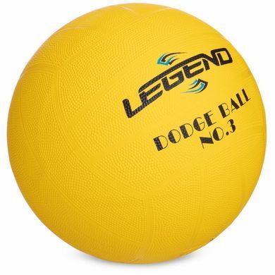 М'яч гумовий Dodgeball для гри у вишибалу Zelart DB-3284 №3 DB-3284