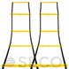 Набір драбинок SECO на 8 сходинок 4 м., жовтого кольору 18100200 (2 шт.) 18100200 фото 1