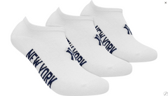 Шкарпетки New York Yankees 3 pk Sneaker білий Уні 43-46 00000013106