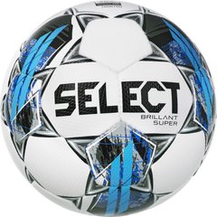 М'яч футбольний Select BRILLANT SUPER FIFA HS v22 біло-сірий Уні 5 00000021269