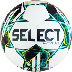М'яч футбольний Select Match DB v23 (338) біл/зелений, розмір 5 057536-338