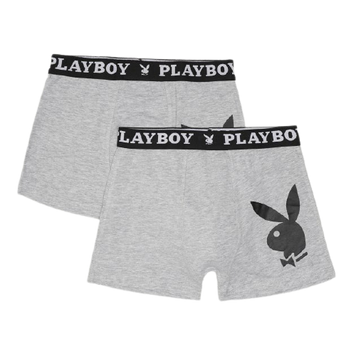 Набір з 2 труси-боксери Playboy ANNYA PLAYBOY BOXERSHORT сірий Чол S ANNYA-29