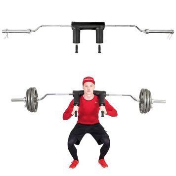 Олімпійська штанга для присідань inSPORTline Squabar 239,3 см/50 мм, 25,5 кг 31088
