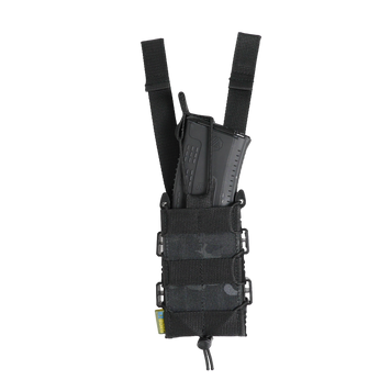 Жорсткий посилений тактичний підсумок KIBORG GU Single Mag Pouch Dark Multicam k4057