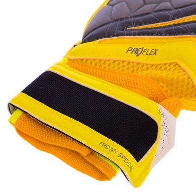 Воротарські рукавиці з захисними вставками "REUSCH" FB-915-2 розмір 9, салатові FB-915-2(9)
