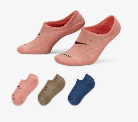 Шкарпетки Nike U NK EVERYDAY PLUS CUSH FOOTIE мультиколор Жін  DH5463-995