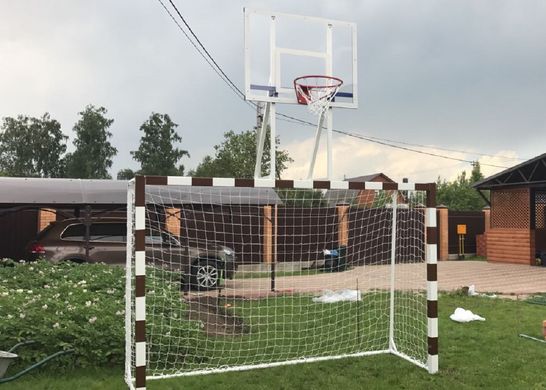 Ворота для мини футбола и гандбола с баскетбольным щитом SS00410 SS00410