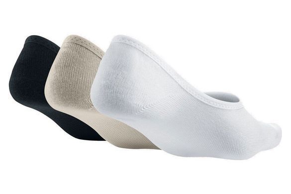 Шкарпетки Nike W NK EVERYDAY LTWT FOOT 3PR чорний, білий, бежевий Жін 34-38 SX4863-900