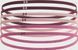 Пов'язка на голову UA W MINI ELASTIC 6PK рожевий, пудровий, бордовий жіночий One Size 1389932-602 фото 1