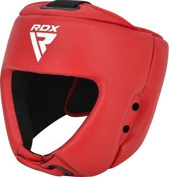 Шлем RDX HEAD GUARD LEATHER IBA APPROVED-1 красный S HGL-IBA-1R