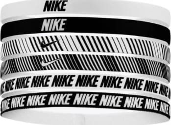 Пов'язка на голову Nike FLEX CLASSIC HEADBANDS 6PK чорний, білий One Size N.101.1930.189.OS