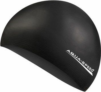 Шапка для плавання Aqua Speed SOFT LATEX 5729 чорний Уні OSFM 122-07