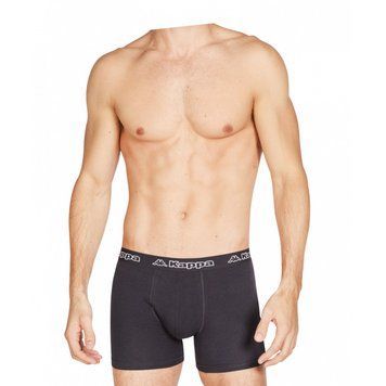 Труси-боксери Kappa Boxer Uomo Elastico Esterno logato антрацит Чол M 00000013805