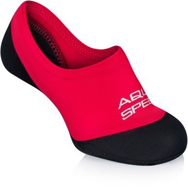 Шкарпетки для басейну Aqua Speed ​​NEO SOCKS 7372 червоний, чорний Діт 24-25 00000015185