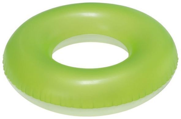 Плавальне кільце Aqua Speed BESTWAY FROSTED NEON 76 см зелений Діт age 3-6 8382
