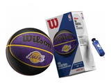 Баскетбольний м&rsquo;яч з насосом Wilson NBA Team Tie-Dye Los Angeles Lakers WZ4007803XP WZ4007803XP