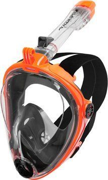Повнолицьова маска Aqua Speed SPECTRA 2.0 9915 чорний, помаранчевий Уні S/M 247-75