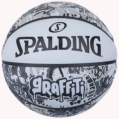 М'яч баскетбольний Spalding Graffitti сірий Уні 7 00000021032