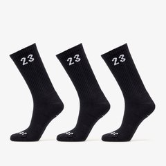 Шкарпетки Nike U JORDAN ESSENTIAL CREW 3PR чорний, білий Уні 42-46 00000016872
