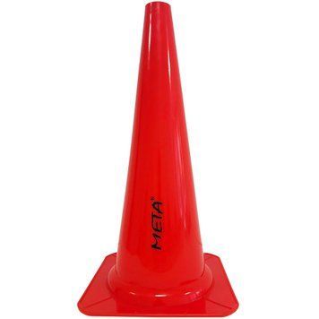 Конус для тренировок Meta Coloured Cone красный Уни 45 см 1801810520R