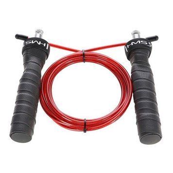 Скакалка алюминиевая SK48 HMS - черно-красная 5907695536041