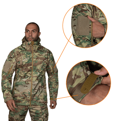 Куртка CM Stalker SoftShell Multicam (7089), L 7089(L)
