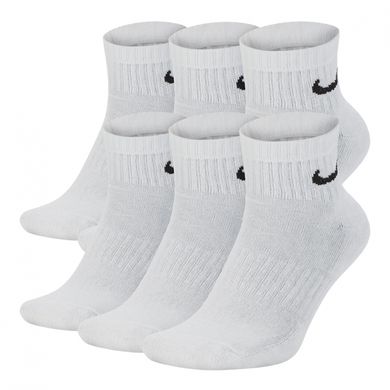 Шкарпетки Nike U NK EVERYDAY CUSH ANKLE 6PR-BD білий Уні 46-50 00000015011