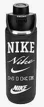 Пляшка Nike SS RECHARGE CHUG BOTTLE 24 OZ чорний, білий Уні 709 мл 00000030913