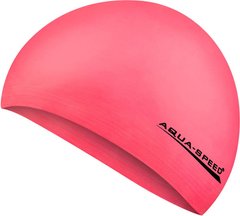 Шапка для плавання Aqua Speed ​​SOFT LATEX 5726 неоновий рожевий Уні OSFM 00000015618