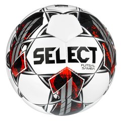 М'яч футзальний Select Futsal Samba v22 біло-сріблястий Уні 4 00000019250