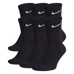 Шкарпетки Nike U NK EVERYDAY CUSH CREW 6PR-BD чорний Уні 34-38 00000016234
