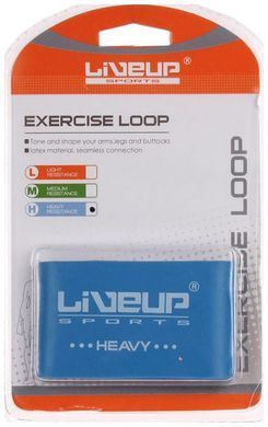 Фітнес гумка LiveUp LATEX LOOP синій 50 х 5 х 0,08 см 704932-03