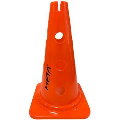 Конус для шестов и колец Meta Training Cone with Holes & Slit оранжевый Уни 30 см 2006001207