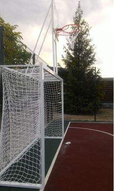 Ворота для міні-футболу і гандболу з баскетбольним щитом SS00015 SS00015