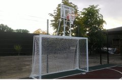 Ворота для мини футбола и гандбола с баскетбольным щитом SS00015