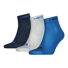 Шкарпетки Head QUARTER 3PPK UNISEX синій, сірий, темно-синій Уні 35-38 00000011722