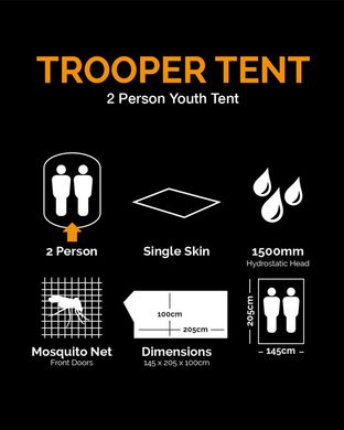 Тент KOMBAT UK Trooper Tent kb-tt-btp