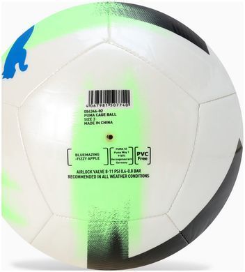 М'яч футбольний Puma CAGE ball білий, синій Уні 5 084346-02