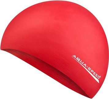 Шапка для плавання Aqua Speed SOFT LATEX 5732 червоний Уні OSFM 122-31