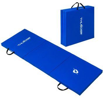 Мат гимнастический THUNDER MG-01, 180 х 60 х 4 см, синий MG-01-BLUE