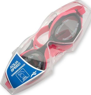 Окуляри для плавання Aqua Speed EOS 63090 чорний, рожевий One Size 738-03