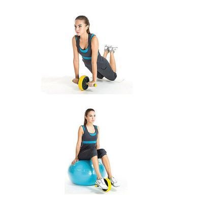 Ролик для пресу LiveUp EXERCISE WHEEL LS3371