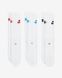Носки Nike U NK NSW EVERYDAY ESSENTIAL CR 3PR белый, мультиколор Уни 42-46 DX5025-911 фото 3