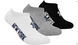 Шкарпетки New York Yankees 3 pk Sneaker чорний, білий, сірий Уні 35-38 00000013110 фото 1