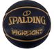 М'яч баскетбольний Spalding Highlight чорний, золотий Уні 7 00000024527 фото 1
