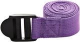 Ремень для йоги YOGA STRAPS фиолетовый 183x3.8cм LS3236A