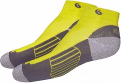 Шкарпетки Asics ROAD QUARTER жовтий, сірий Уні 35-38 00000003218