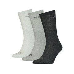 Шкарпетки Head CREW 3P UNISEX сірий, білий, чорний Уні 35-38 00000020774
